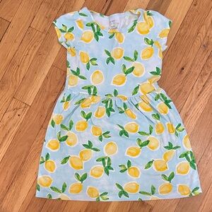 Carter's Lemon and Leaf Print Dress